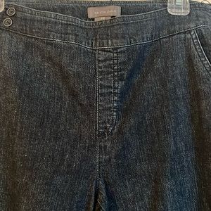 Kristin Davis flare pants. Size 10. Denim blue